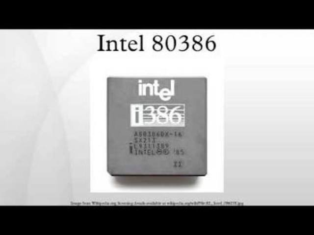 Intel 80386