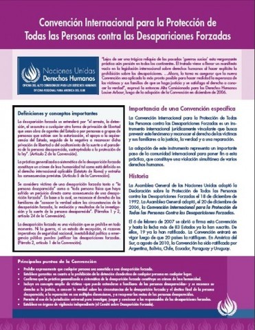 International Convention for the Protection of All Persons from Enforced Disappearances