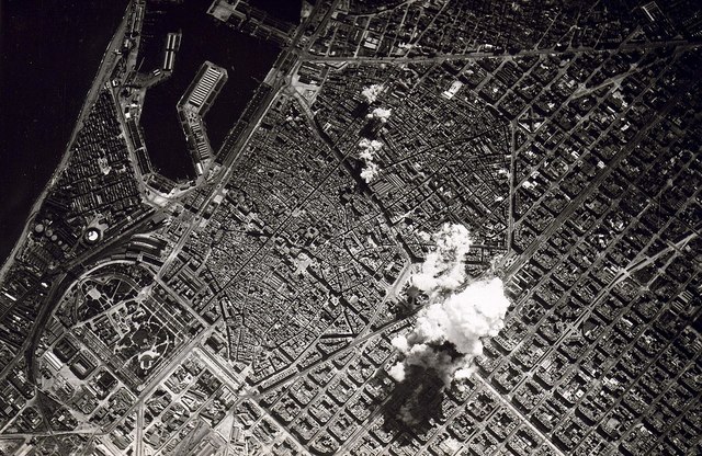 Bombardeos en Barcelona
