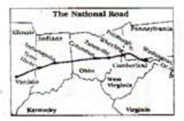 National Road completed.