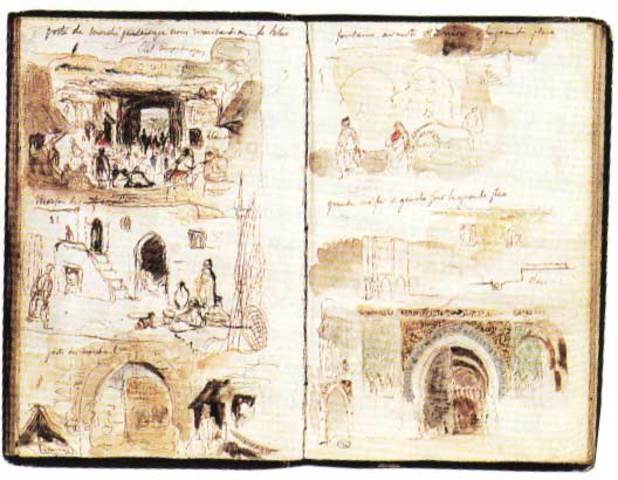 Cuaderno de viajes de Eugéne Delacroix