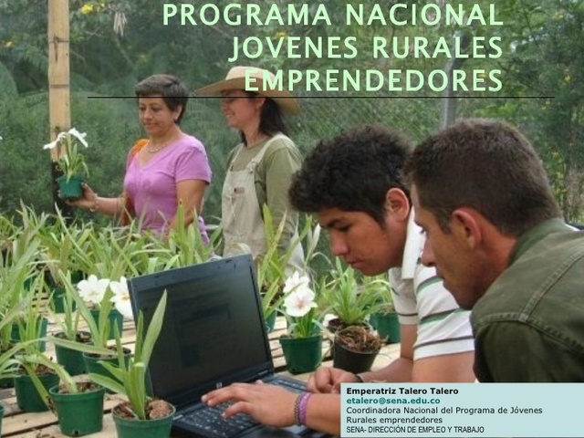 Joven Emprendedor  Rural