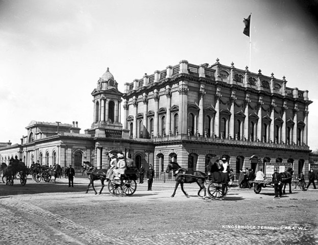 Kingstown - Dublin rail line