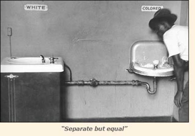 1896- Separate but Equal 121 years ago