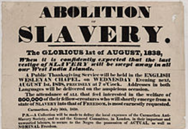 1808- Slave importation Banned