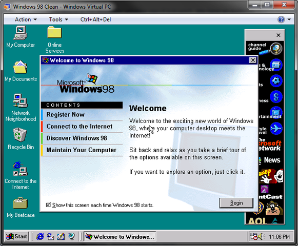 Año 1998 Windows 98