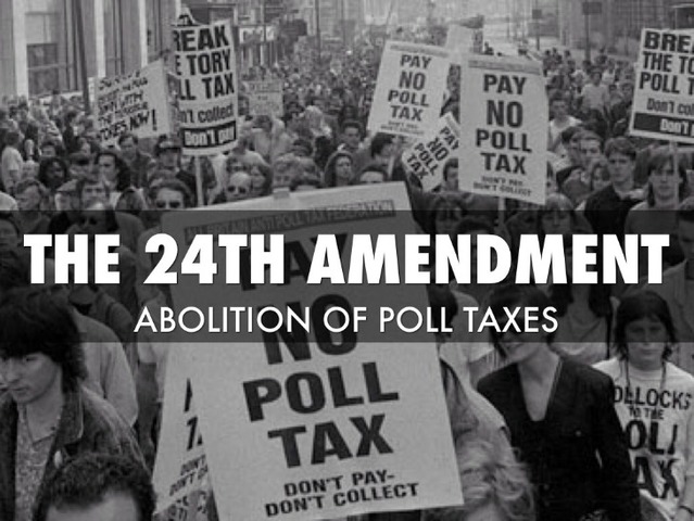 The 24th amendment.