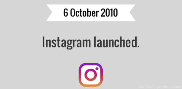 Instagram is launched