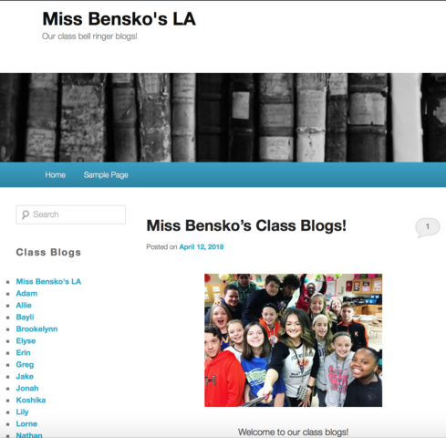 Classroom Blogs
