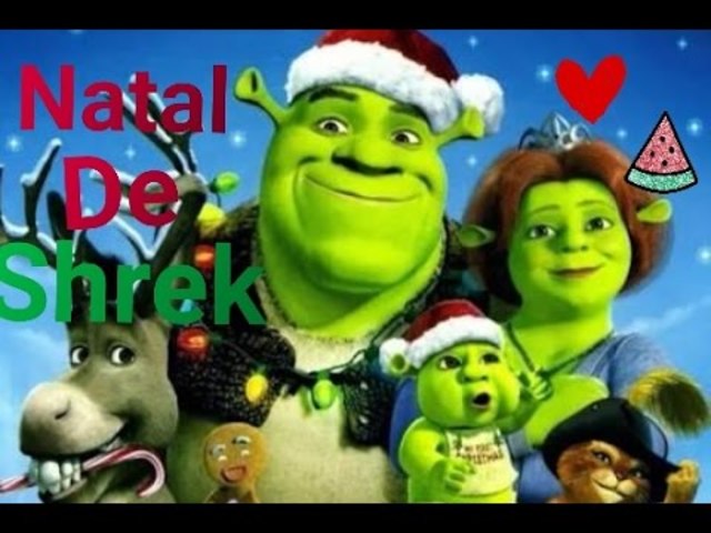 a todos um shrek natal