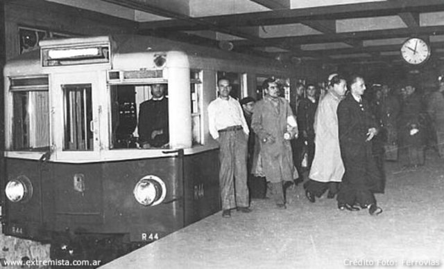 Llegada del subterraneo