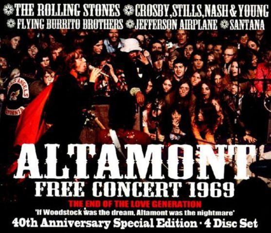 The Rolling Stones host the Altamont music festival