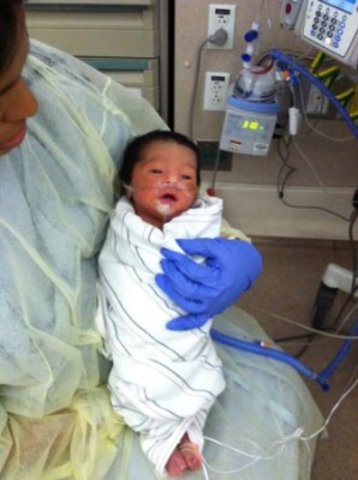 nacimiento de mi sobrina