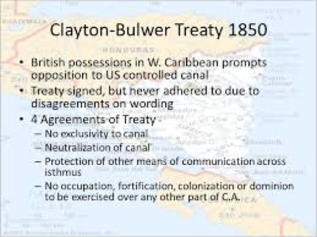 Clayton-Bulwer Treaty   John M Clayton