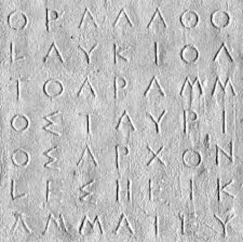 ESCRITURA HELENESTICA