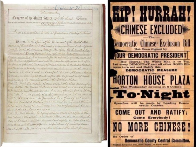 Chinese Exclusion Act of 1882