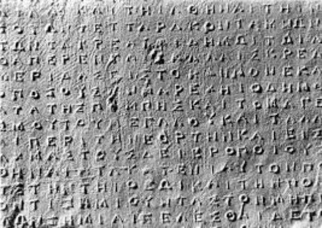 ESCRITURA HELENISTICA