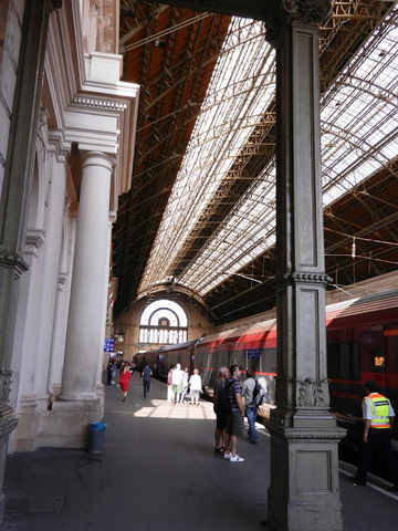 Estación de ferrocarril de Budapest.