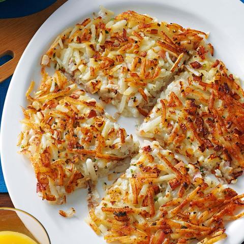 Hash browns are served to the public for the first time