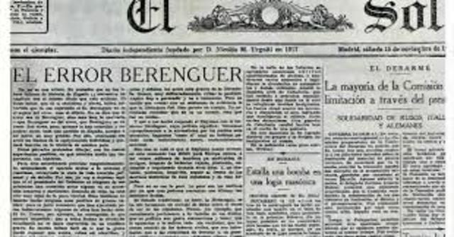 "El error de Berenguer"