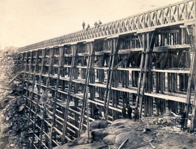 Transcontinental railroad completed