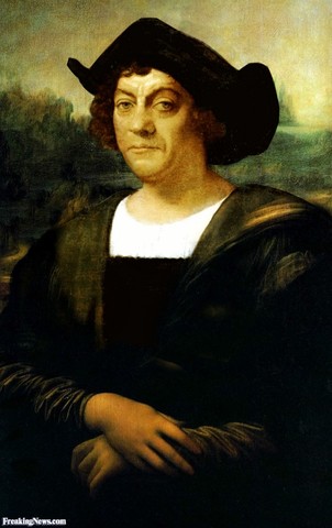 Christopher Columbus discovers the new world