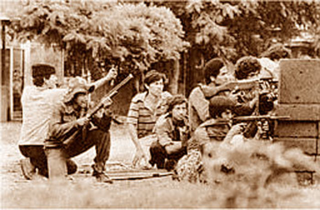 FSLN dio inició a la ofensiva armada desde todos los frentes de guerra