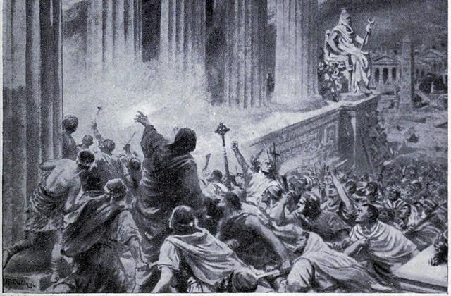 La Quema De La Biblioteca de Alejandria