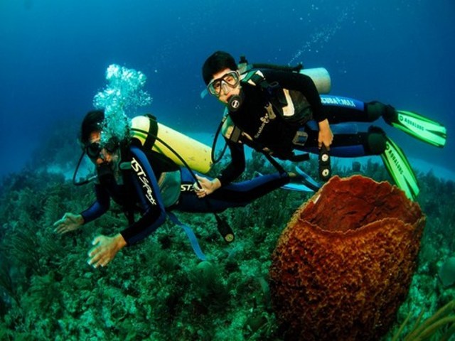 Buceé por primera vez