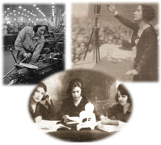 VINCULACIÓN DE LA MUJER A LA VIDA SOCIAL, POLÍTICA Y ECONÓMICA