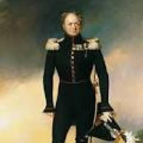 Alexander Romanov I was appointed czar