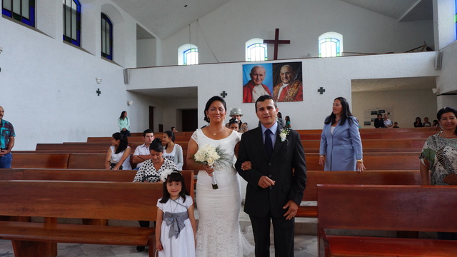 Mis padres se casaron luego de vivir 20 años en unión libre.