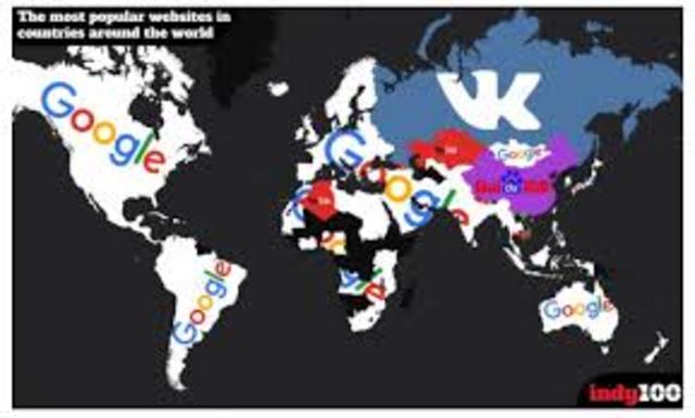 - Datos de crecimiento de Internet: 234 millones de websites 1.730 millones de usuarios