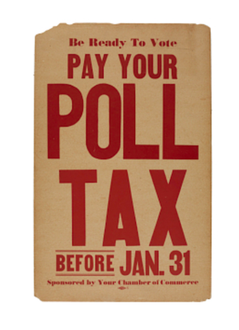 Supreme Court rules that poll taxes are constitutional