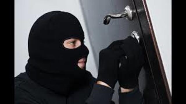 robó en mi casa