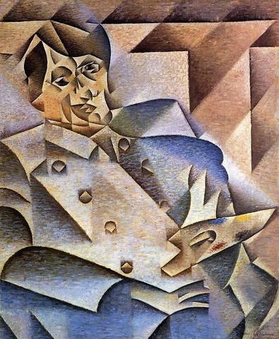 Juan Gris retrato de Pablo Picasso