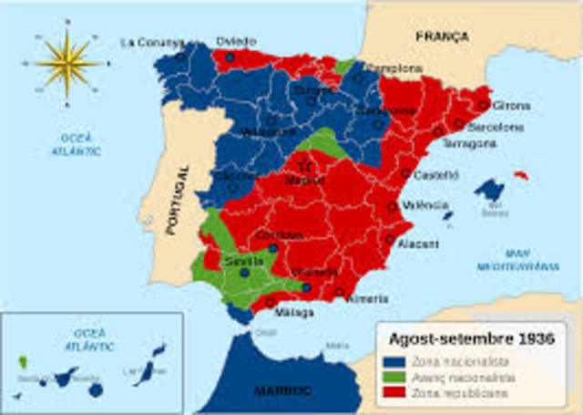 Cop d'estat, inici de la guerra cívil.