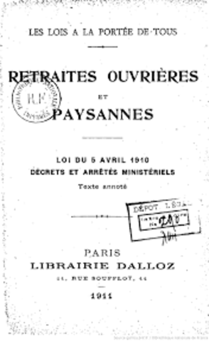 Loi sur les retraites ouvrières et paysannes