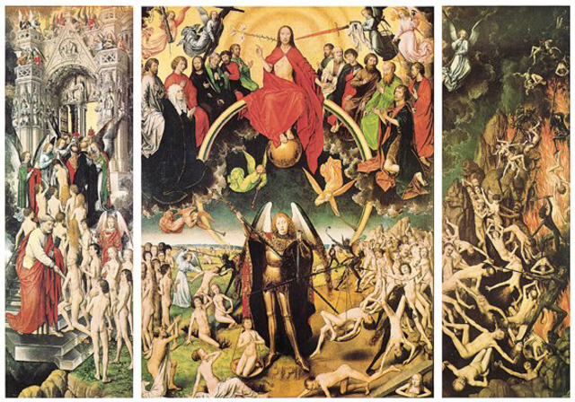 Średniowiecze styl gotycki Sąd Ostateczny Hans Memling