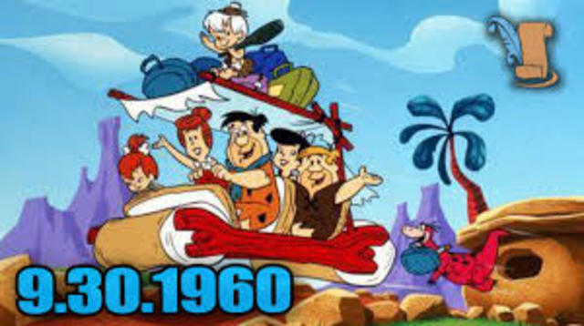 First Airing of "The Flintstones"