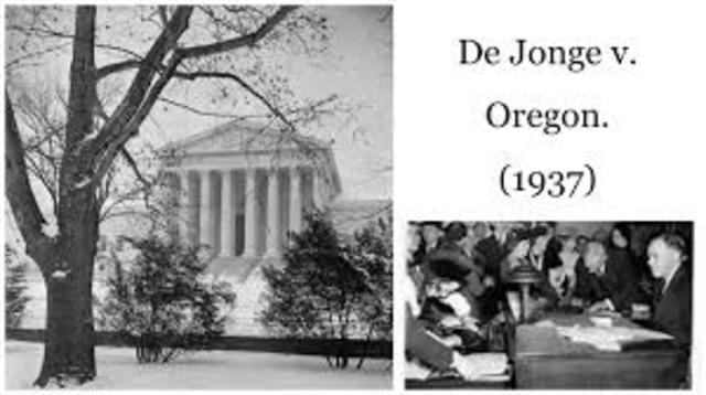 DeJonge v. Oregon