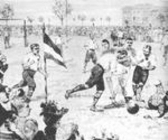 First Game of Soccer