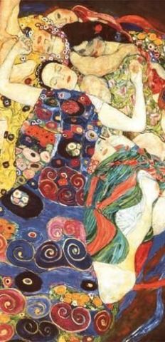 Secesja Dziewica Gustav Klimat