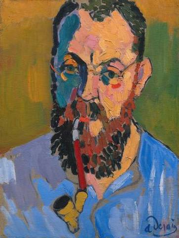 Fowizm Portret Matissea andre Derain