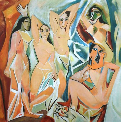 Kubizm Panny z Awinionu Pablo Picasso