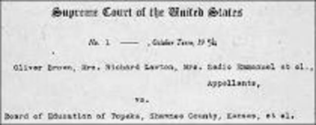 Brown v Board of Education