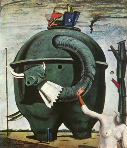 Dadaizm Słoń Celebes Max Ernst