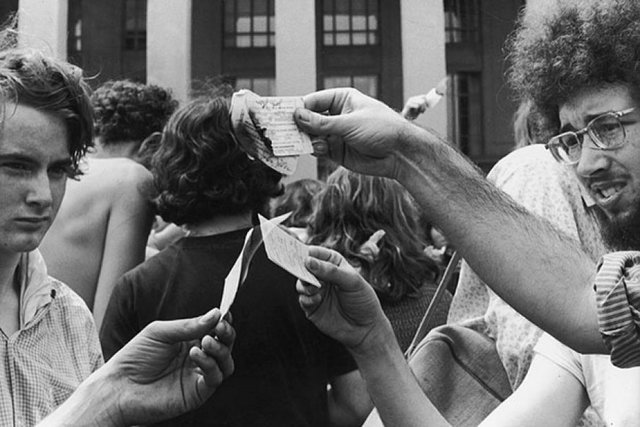 Burning of the Draft Cards