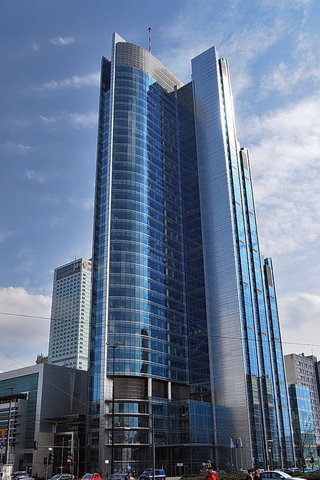 Sztuka polska II poł. XX w architektura wieżowiec Rondo I Warszawa Lary Oltmanns