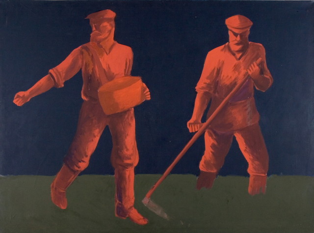 Sztuka polska IIpoł XXw malarstwo Siewca Jarosław Modzelewski